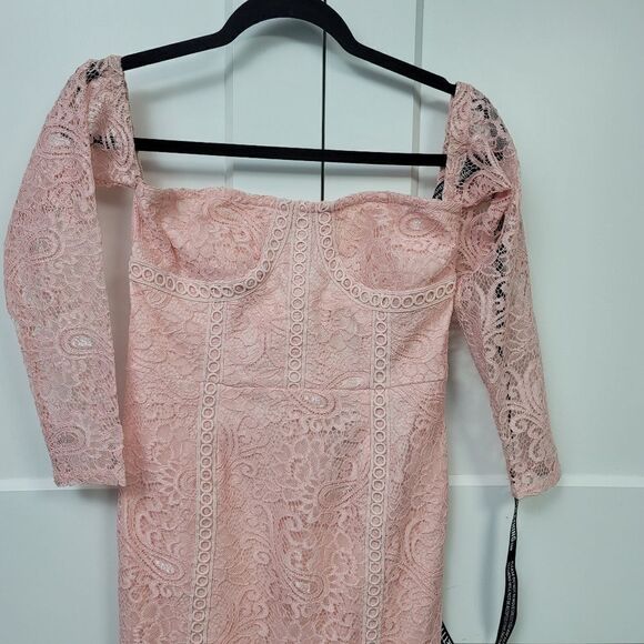 Pretty little things lace midi dress size 4 - Picture 7 of 13